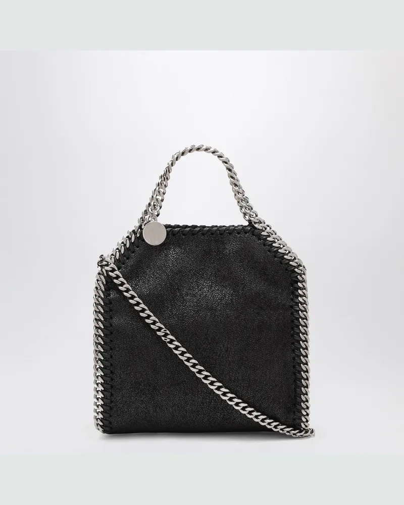 Stella McCartney Mikro-Tote-Tasche Falabella in Schwarz Black