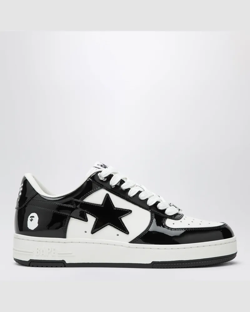 BAPE Weiße/schwarze  Sta #1 Sneakers Black