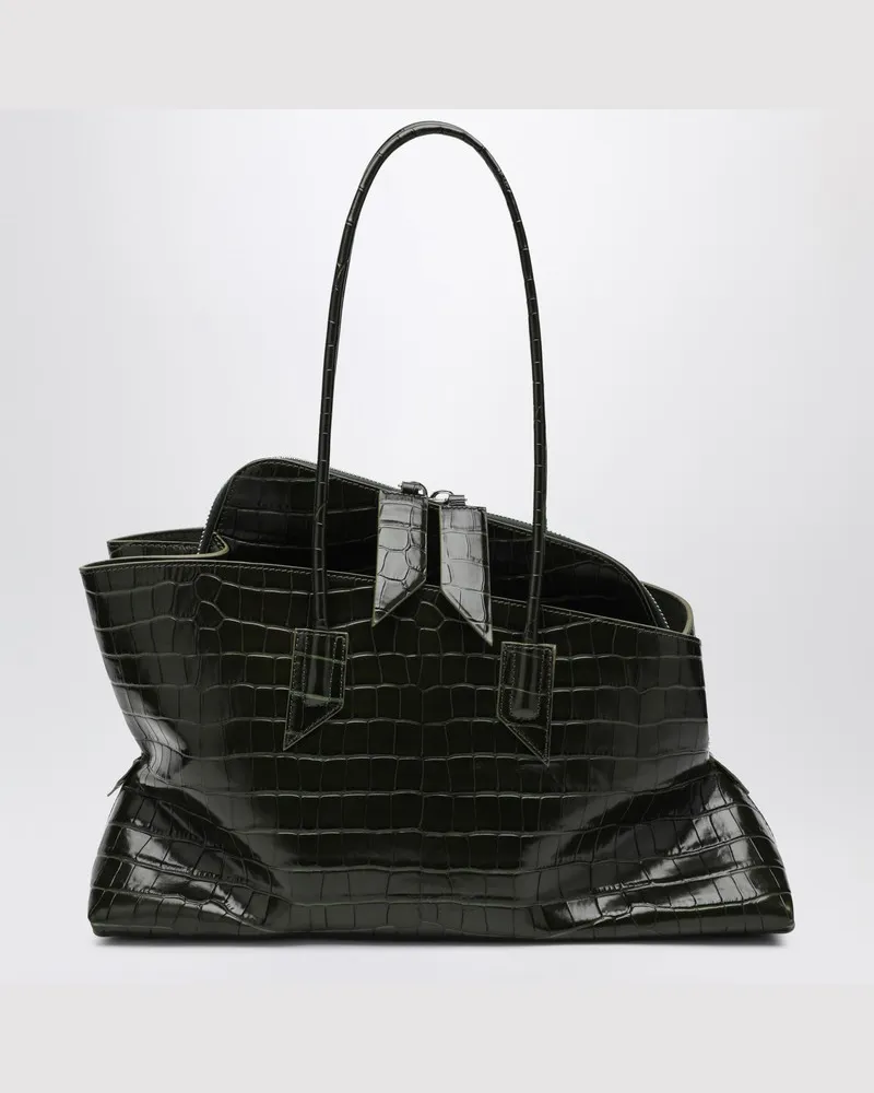 ATTICO Tasche La Passeggiata Medium in Dunkelgrün Grün