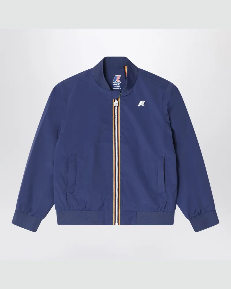 K-Way Blaue Aorelian Jacke aus Nylon 