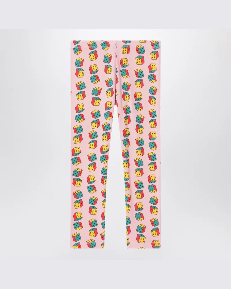 BOBO CHOSES Rosa Leggings mit Würfelmuster Rosa