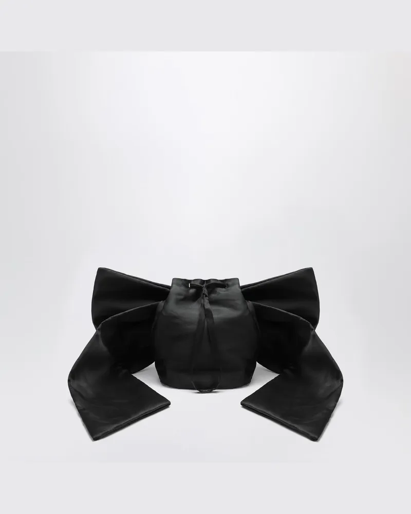 DOUUOD Adda-Tasche mit schwarzer Schleife Schwarz