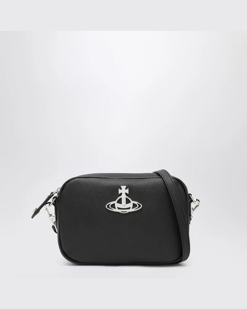 Vivienne Westwood Kleine schwarze Anna Schultertasche Schwarz