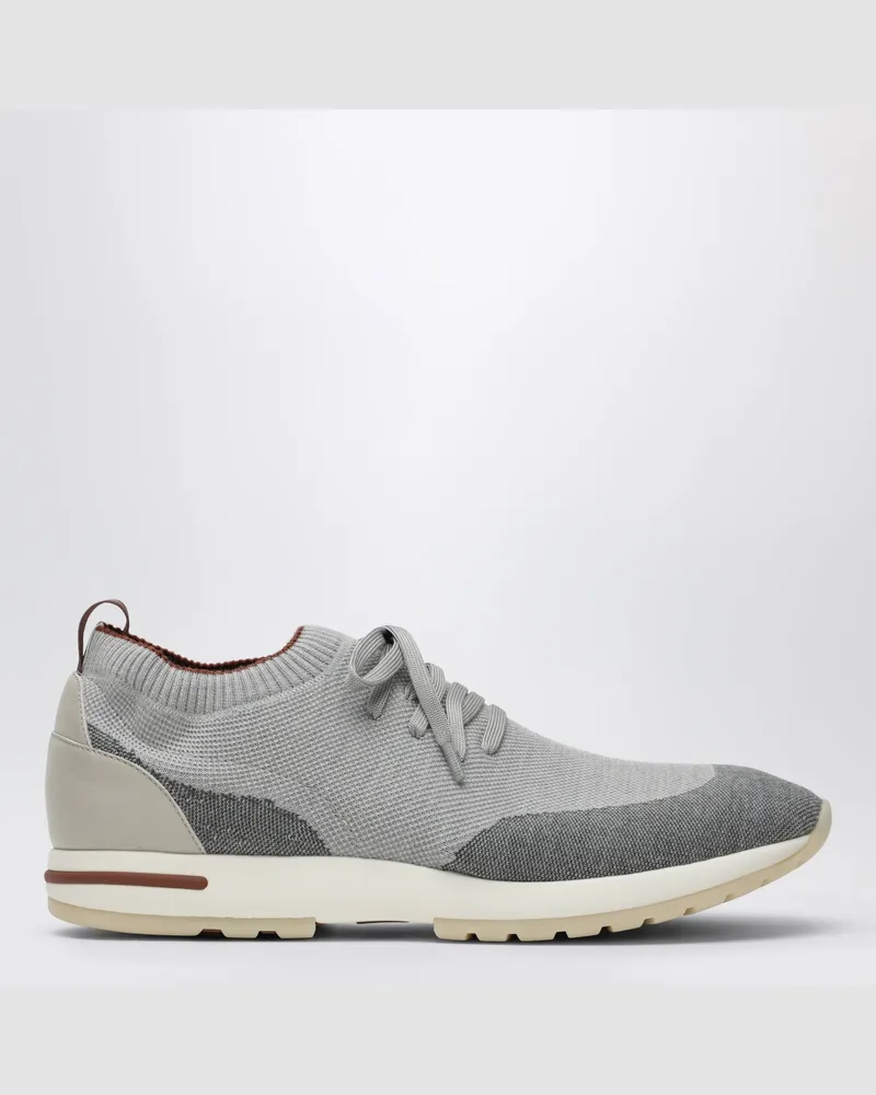 Loro Piana Sneaker 360 LP Flexy Walk grau aus Wolle Grey