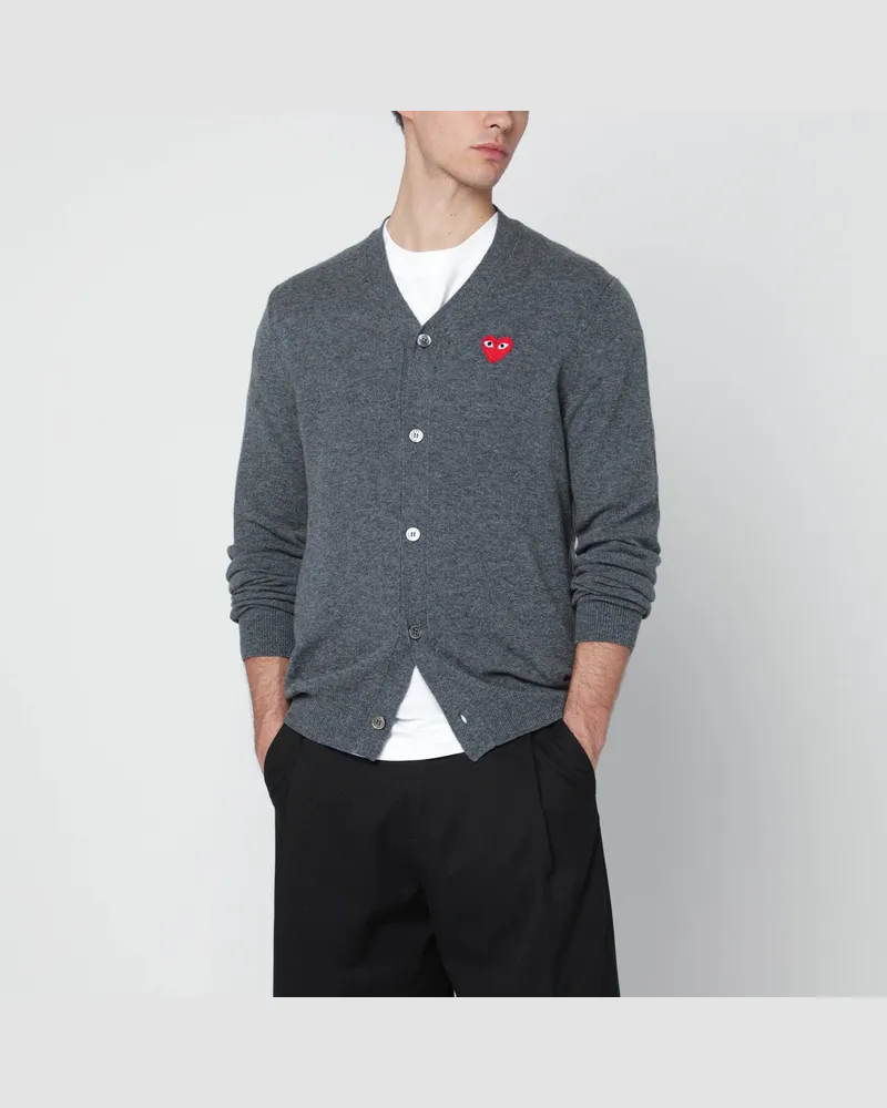 Comme des Garçons Grauer Wollcardigan 