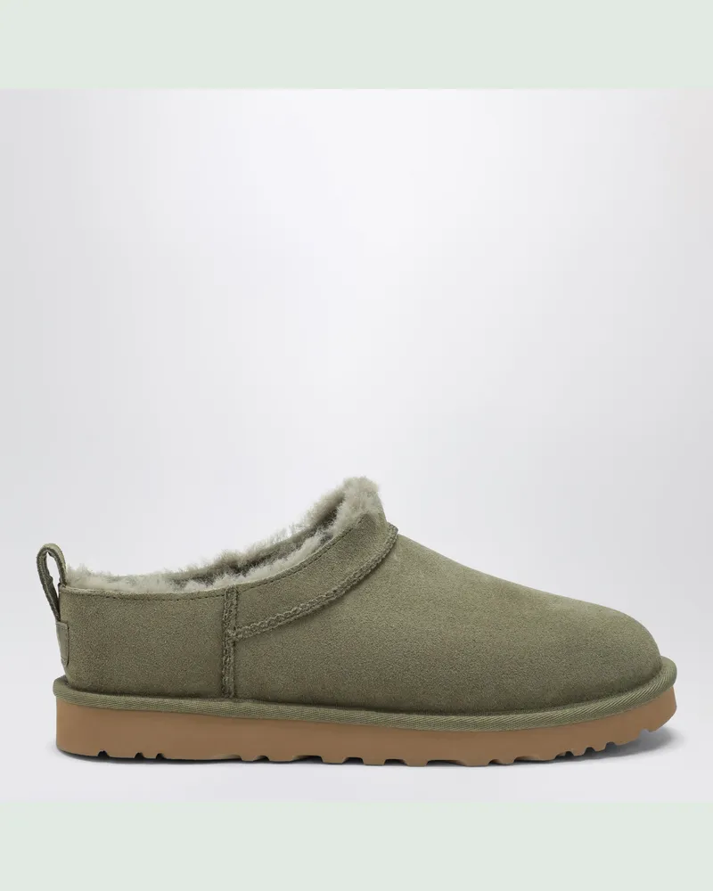 UGG Burnt Olive Classic Micro ankle boots Green