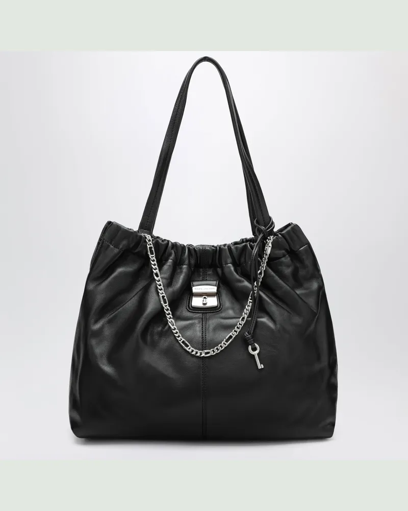 Marc Jacobs Schwarze The Cristina Tote Tasche aus Leder Black