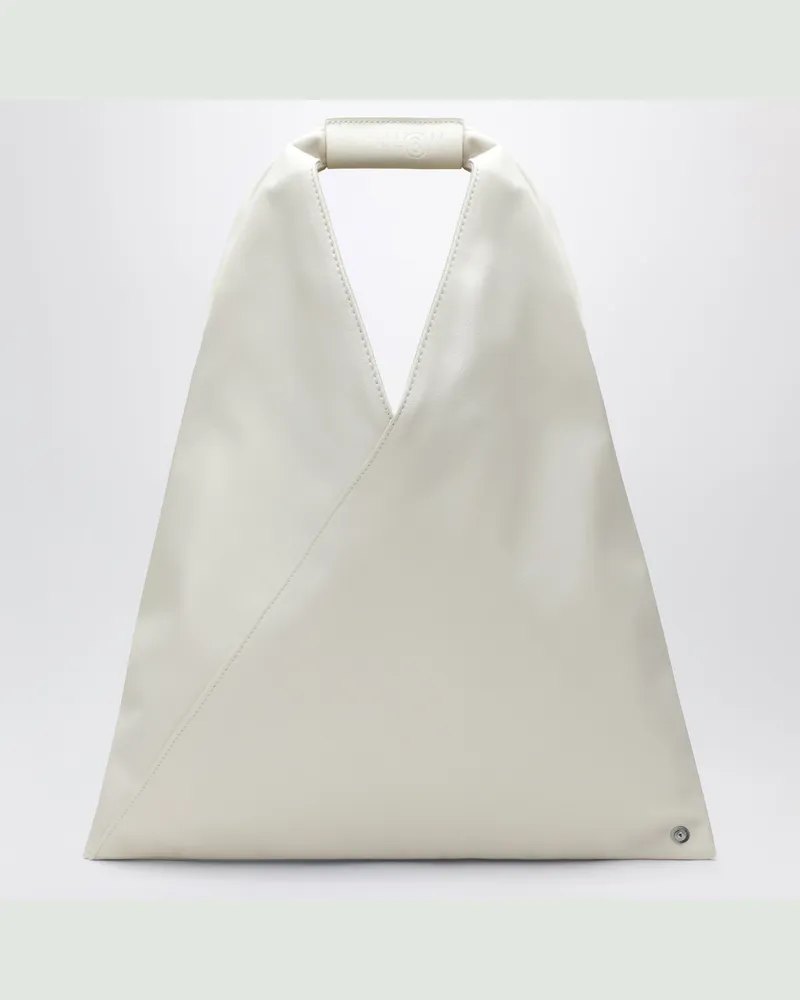 Maison Margiela Small white Japanese bag in faux leather White