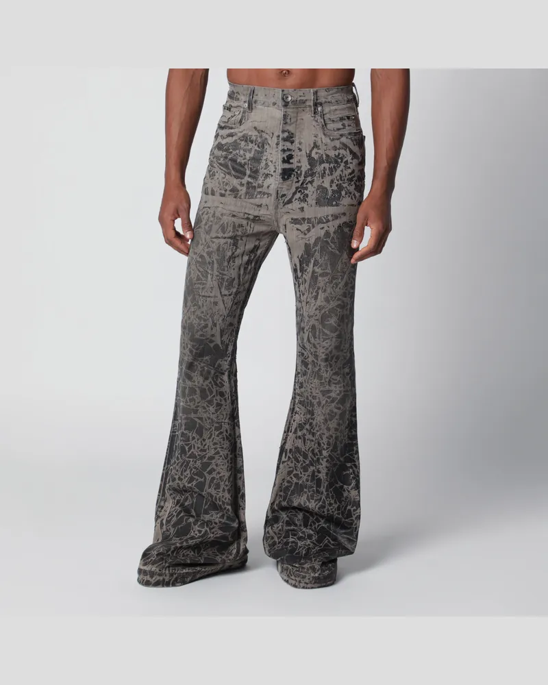 DRKSHDW by Rick Owens Jeans Concordians Bolan Bootcut aus Denim in Schwarz Black