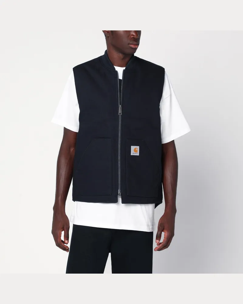 Carhartt WIP Klassische Weste dunkelblau Blue