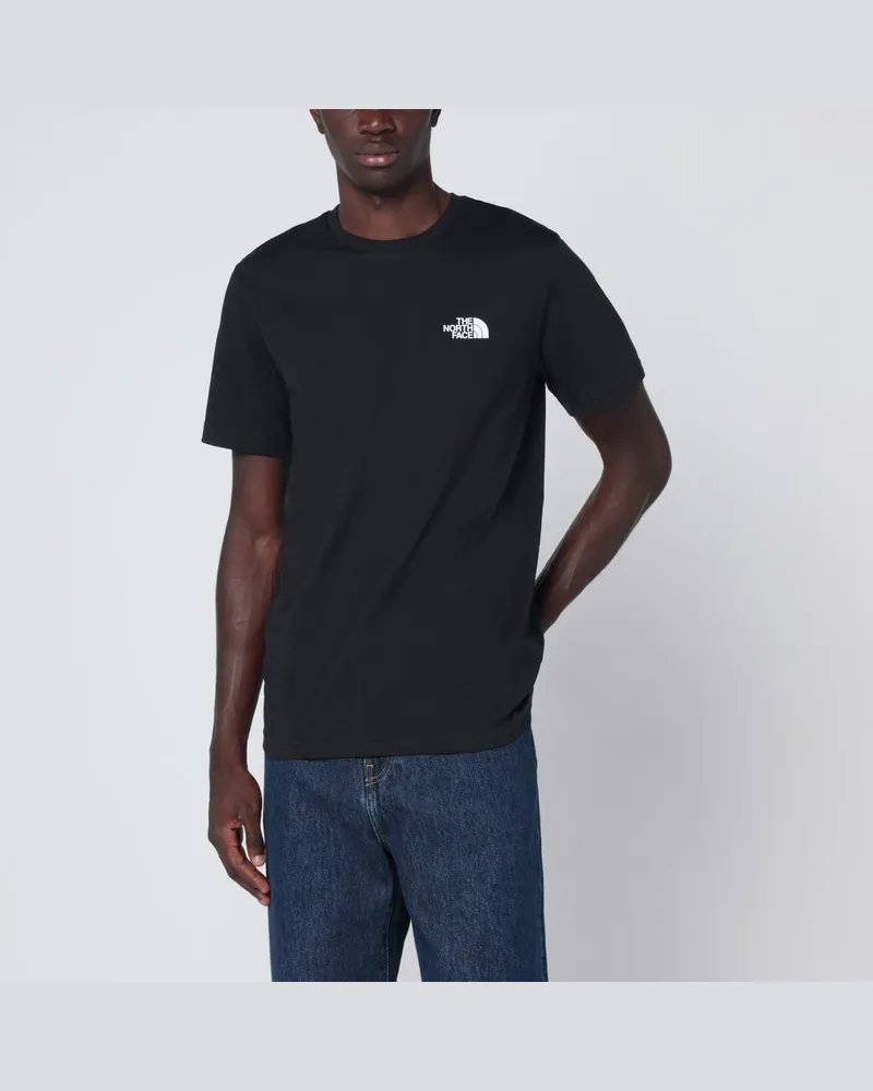 The North Face Schwarzes Simple Dome T-Shirt Schwarz