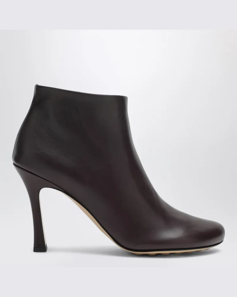 Bottega Veneta Rana Stiefeletten in Dark Barolo Burgunderrot