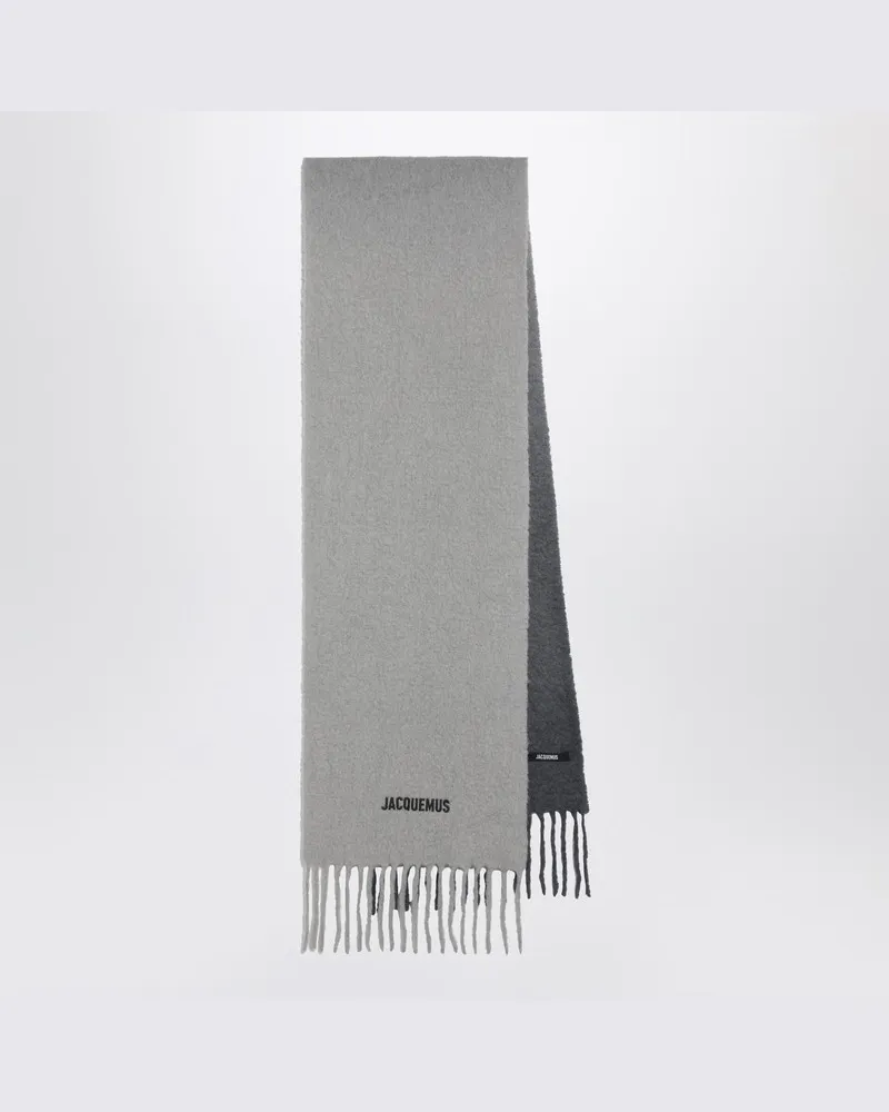 Jacquemus The Moisson Schal grau Grau