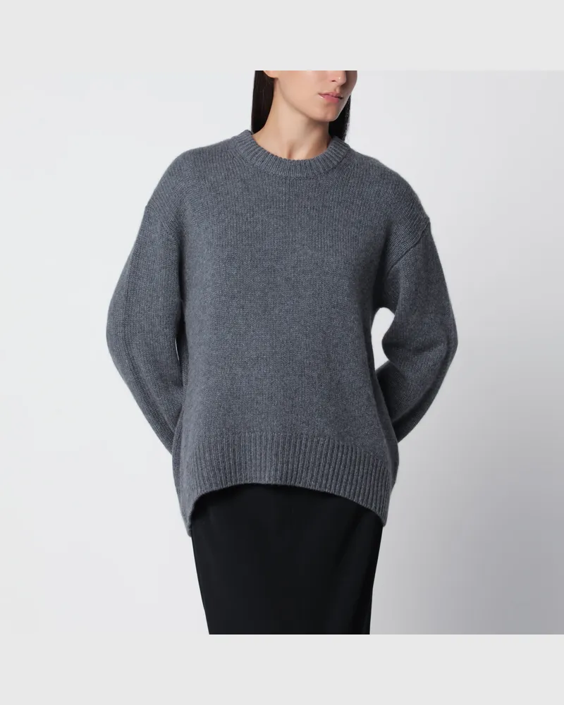 Lisa Yang Rundhalspullover Noor aus Kaschmir in Graphit Grey