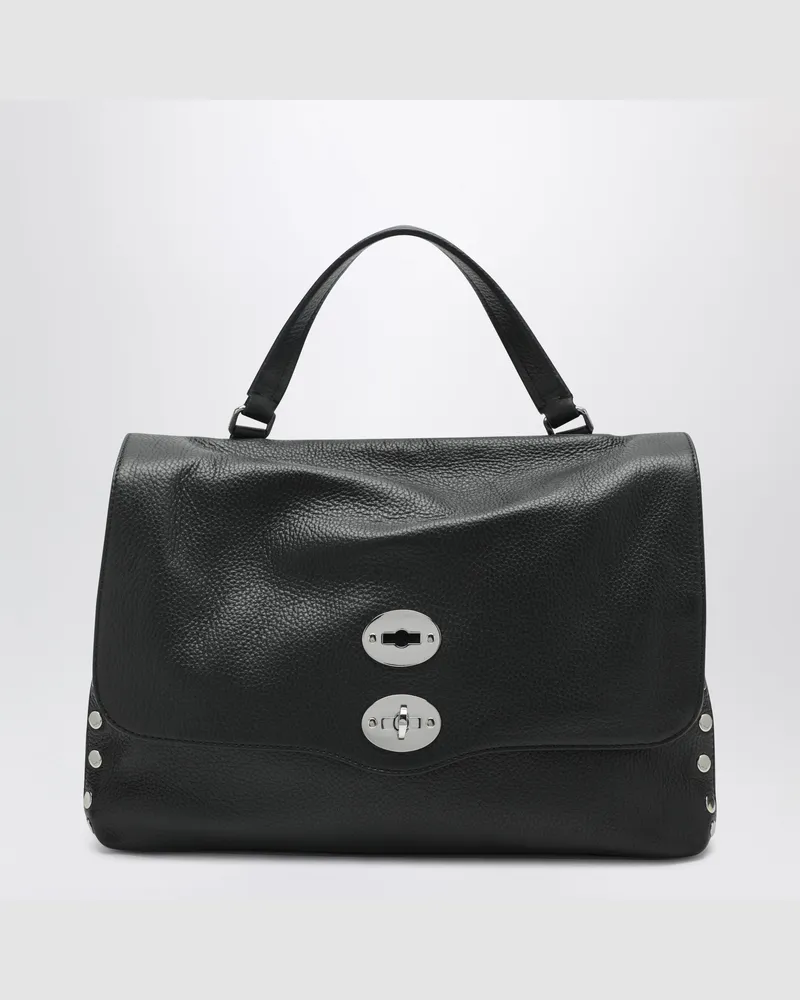 Zanellato Postina Tasche mittel schwarz Black
