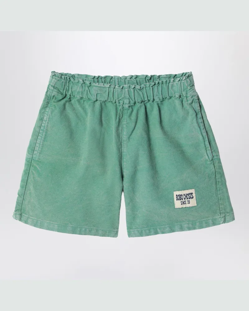 BOBO CHOSES Shorts aus grüner Baumwolle 