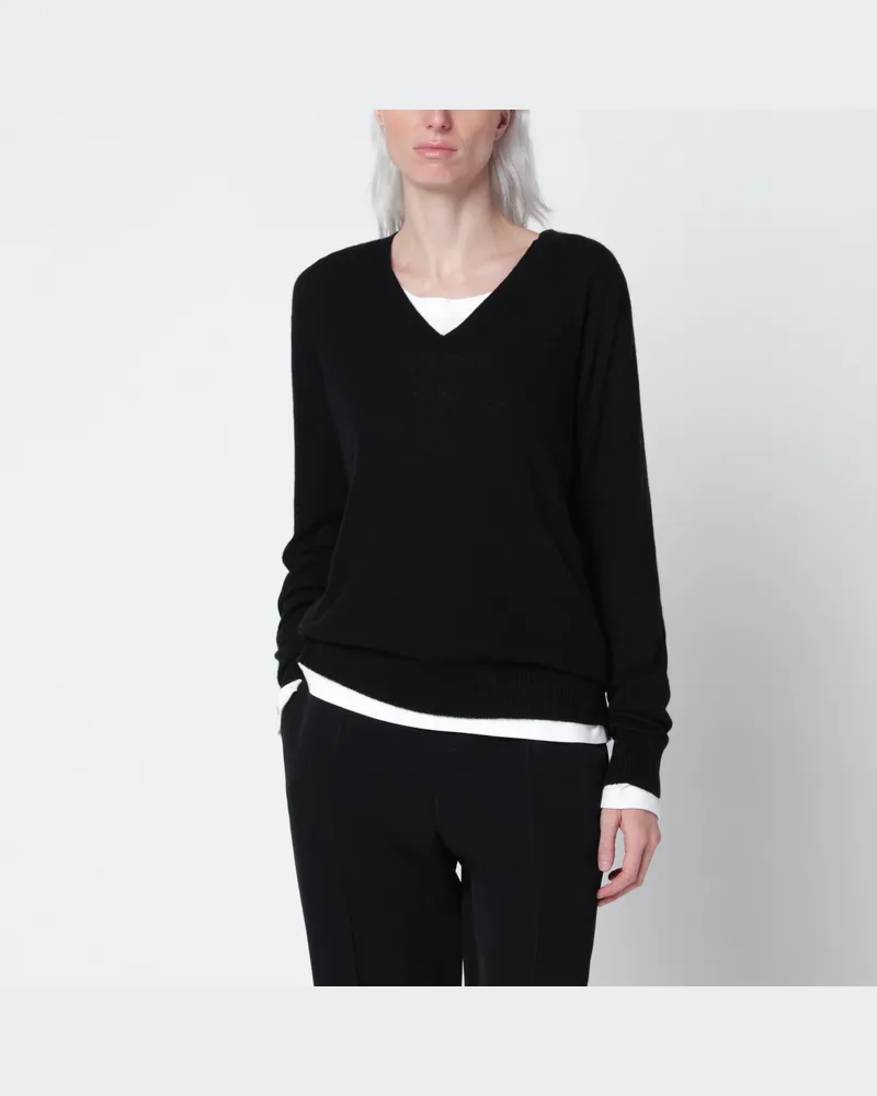 The Row Phora Pullover schwarz aus Kaschmir Black