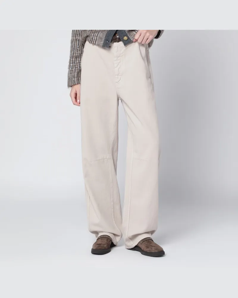 Brunello Cucinelli Beige Baumwollhose Beige