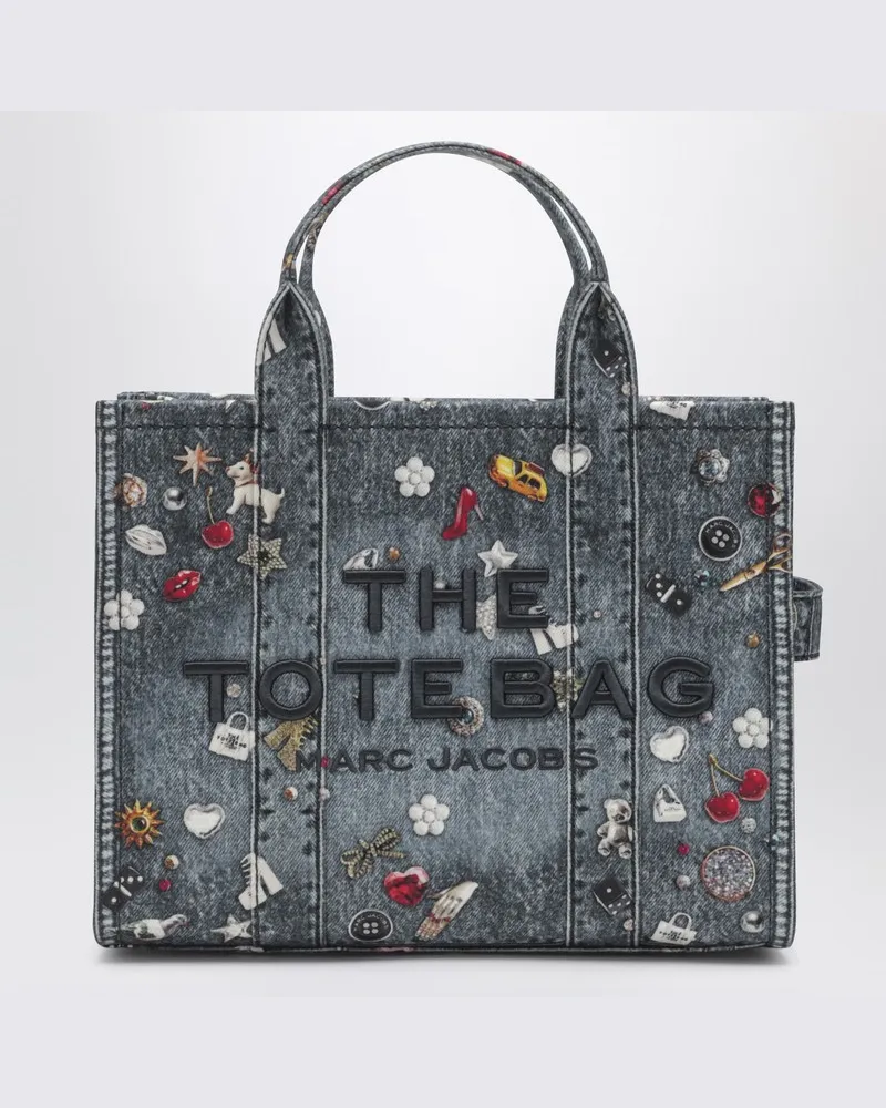 Marc Jacobs Trompe Tote Bag mittelgroß Blau