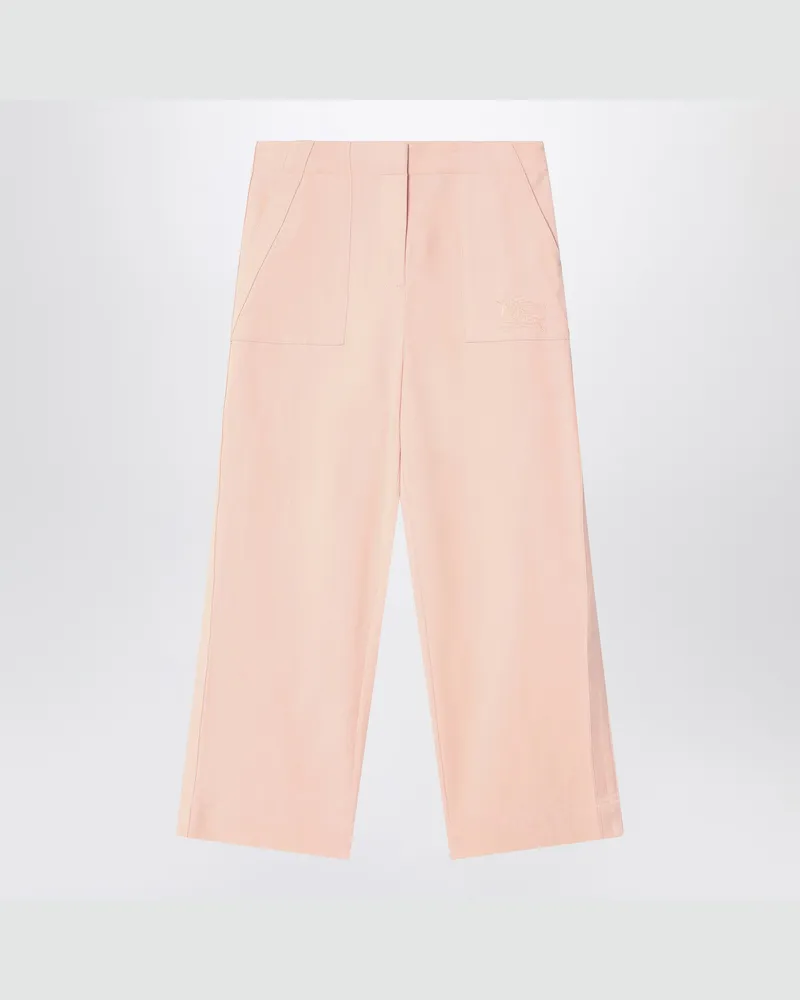 Burberry Helle rosa Hosen aus Baumwollmischung Pink