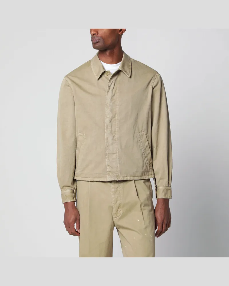 AURALEE Beige Bluse aus Finx-Chino-Baumwolle Beige