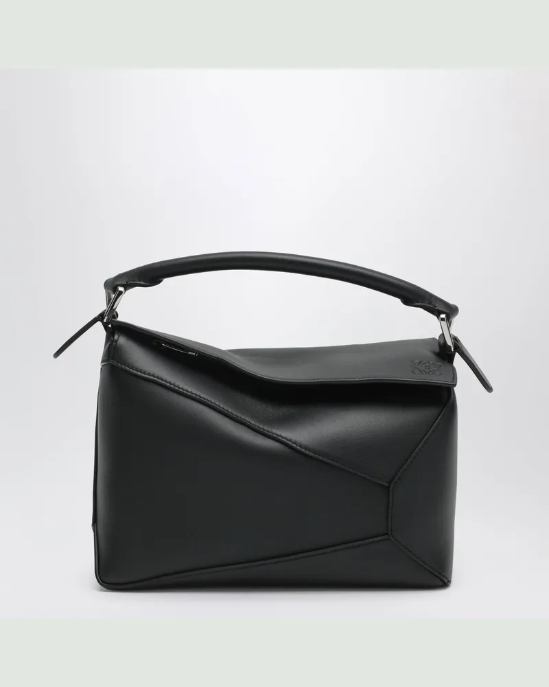 Loewe Kleine schwarze Puzzle Edge Tasche Black