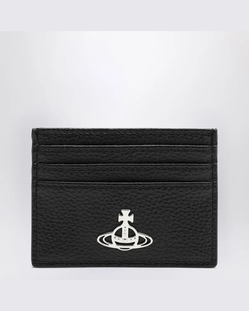 Vivienne Westwood Schwarzer Kreditkartenhalter Orb 