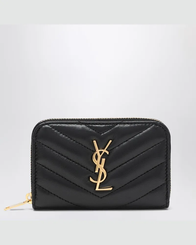 Saint Laurent Geldbörse Cassandre Matelassé schwarz 