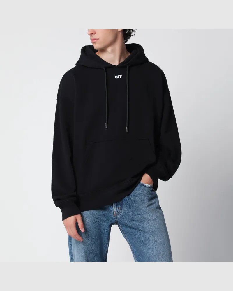 OFF-WHITE Off-White schwarzer Hoodie mit Arrow-Print Black
