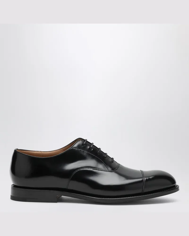 Church's Schnürschuhe Consul aus schwarzem Glattleder Black