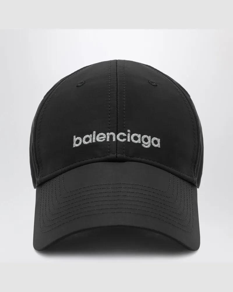 Balenciaga Techwear-Baseballkappe mit Reflexeffekt in Schwarz Black