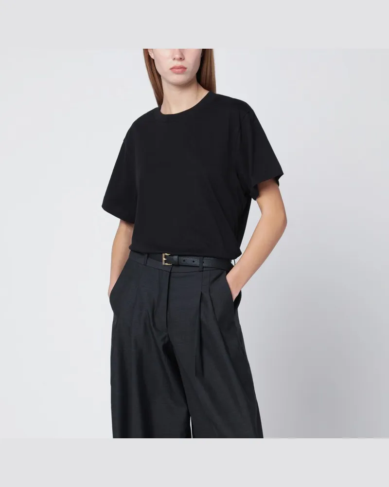 Entire Studios Schwarzes T-Shirt aus Baumwolle Schwarz