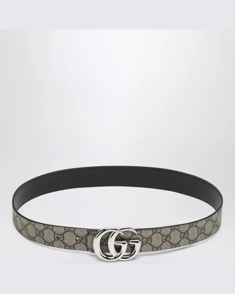 Gucci Umkehrbarer GG Marmont Gürtel Braun