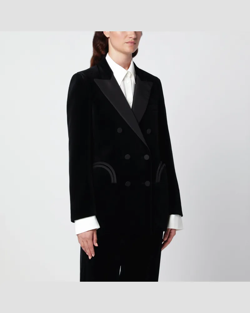 Blazé Milano Everyday Jealousy Blazer aus schwarzem Samt Black