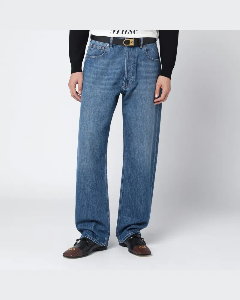 Valentino Garavani Mittelblaue Jeans Blau