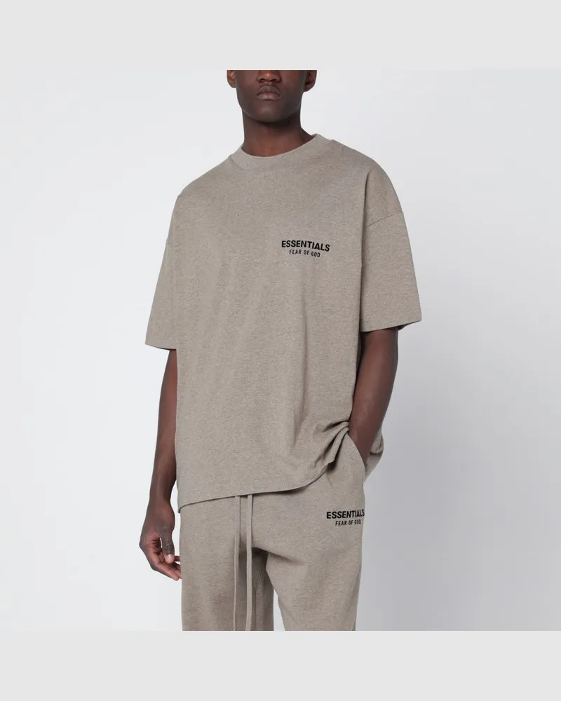 Fear of God Graumeliertes T-Shirt mit Logoprint Grau