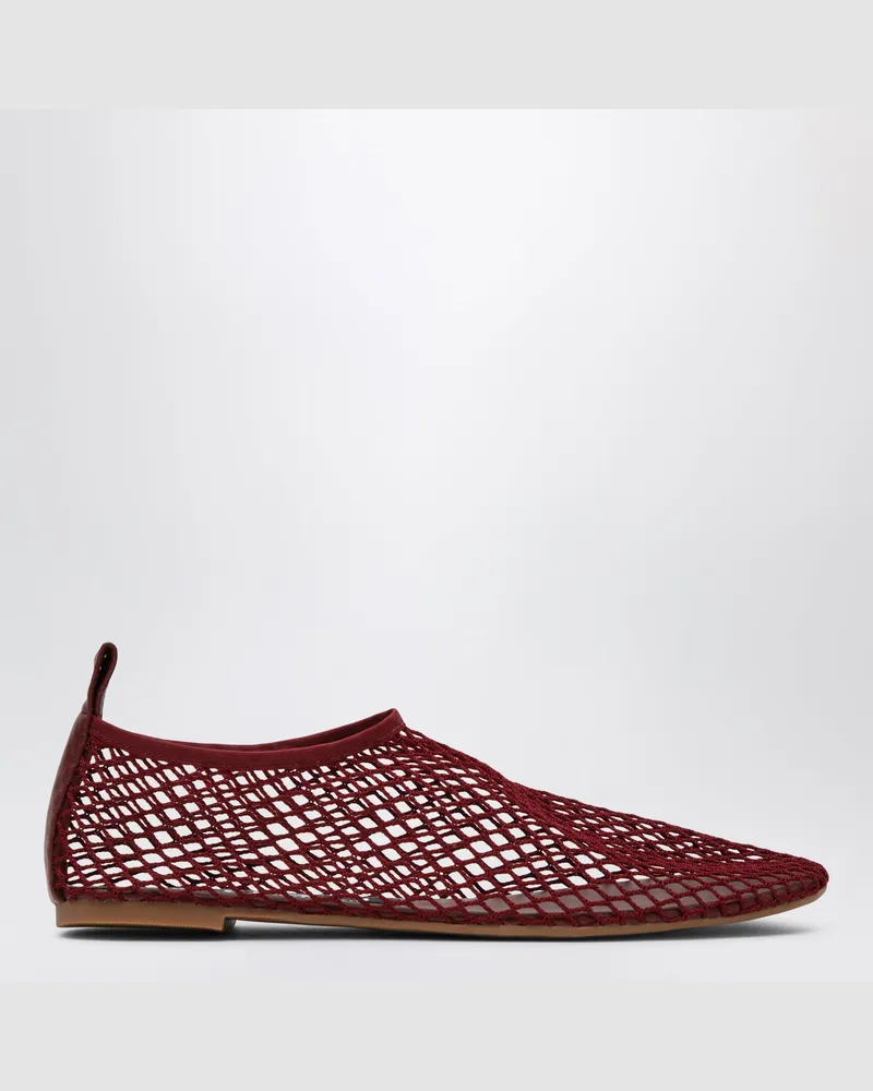 SENSO Ballerinas aus Mesh-Gewebe Merlot Red