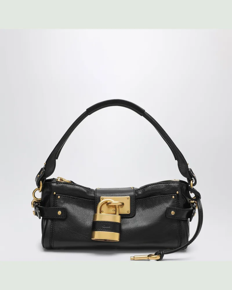 Chloé Schwarze Paddington-Tasche aus Leder Black