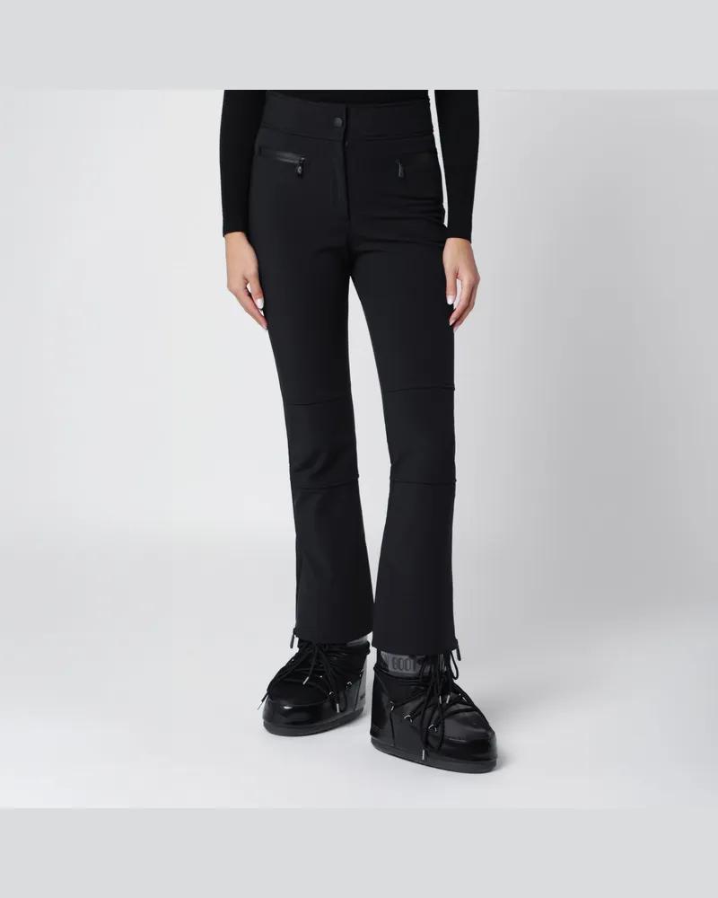 Moncler Schwarze Skihose aus technischem Gewebe Black