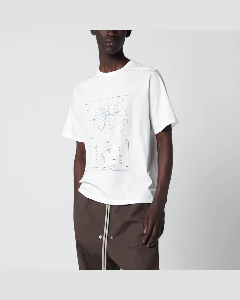 Rick Owens T-Shirt Brad Black/Milk White