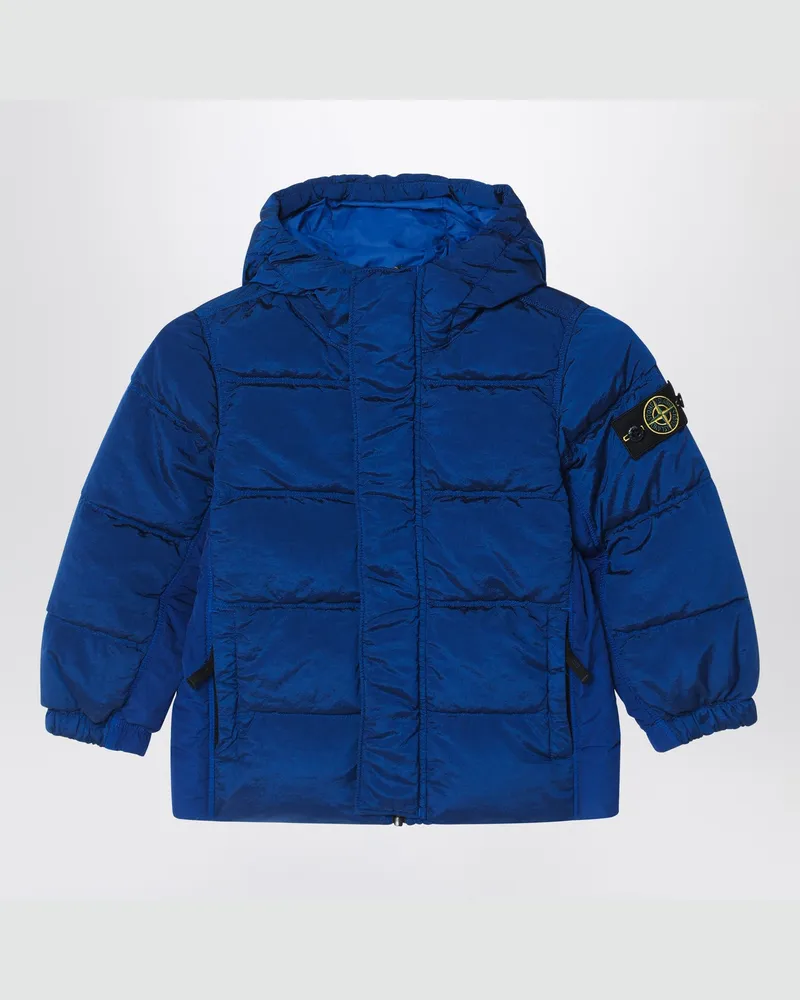 Stone Island Elektrisch blauer Reißverschlussjacke Blue