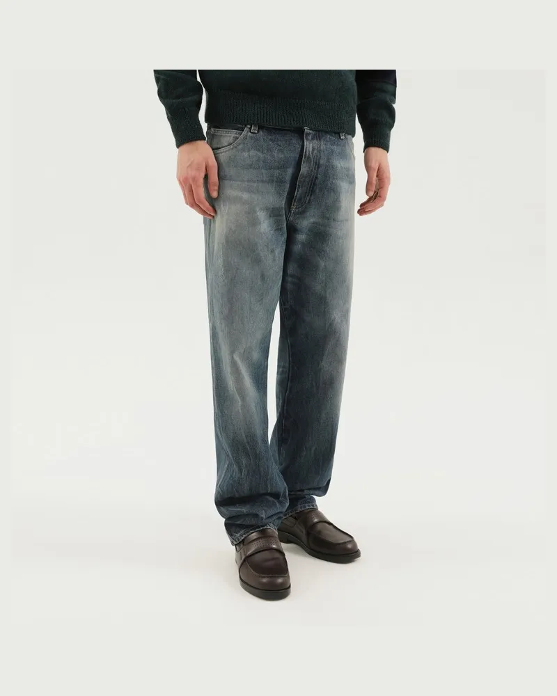 1989 STUDIO Alte Malin-Jeanshose Blau