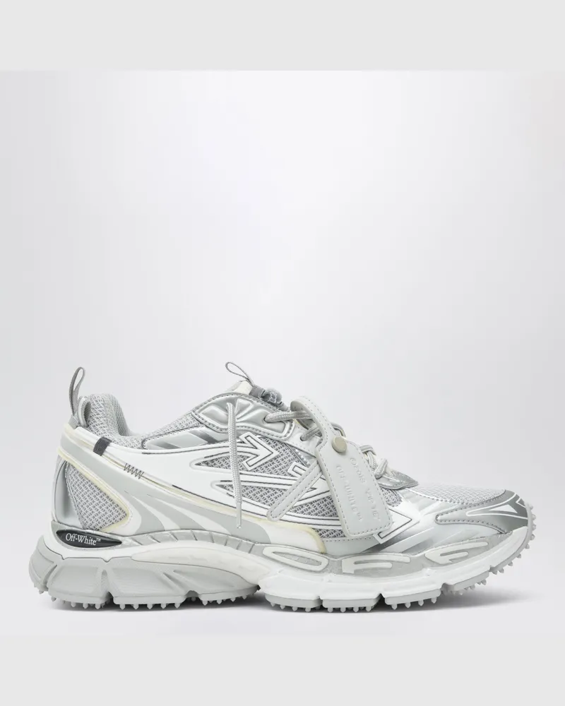 OFF-WHITE Grau-silberne Be Right Back Sneaker Grey