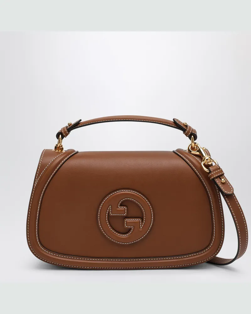 Gucci Braune Mini-Umhängetasche Blondie Brown