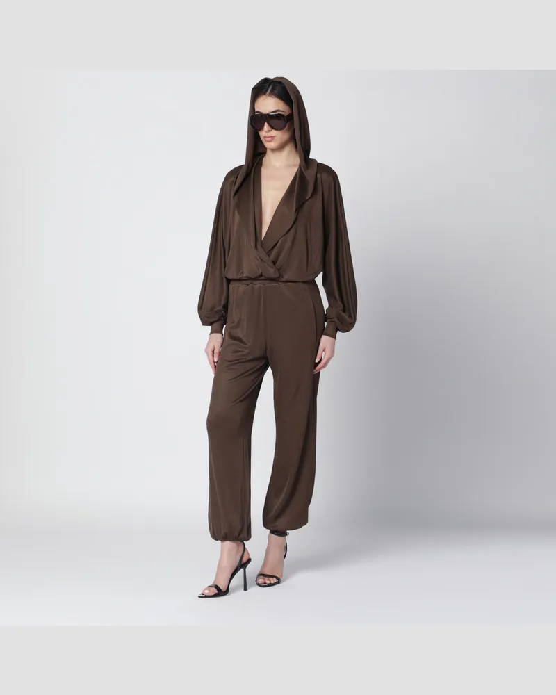 ANDAMANE Grace Strick-Set in Chocolate Brown