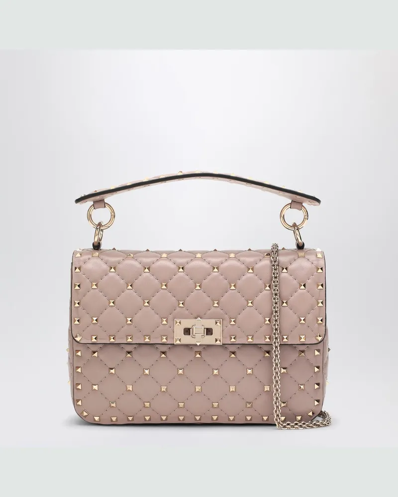 Valentino Garavani Rockstud Spike Medium Tasche in Puderrosa Pink