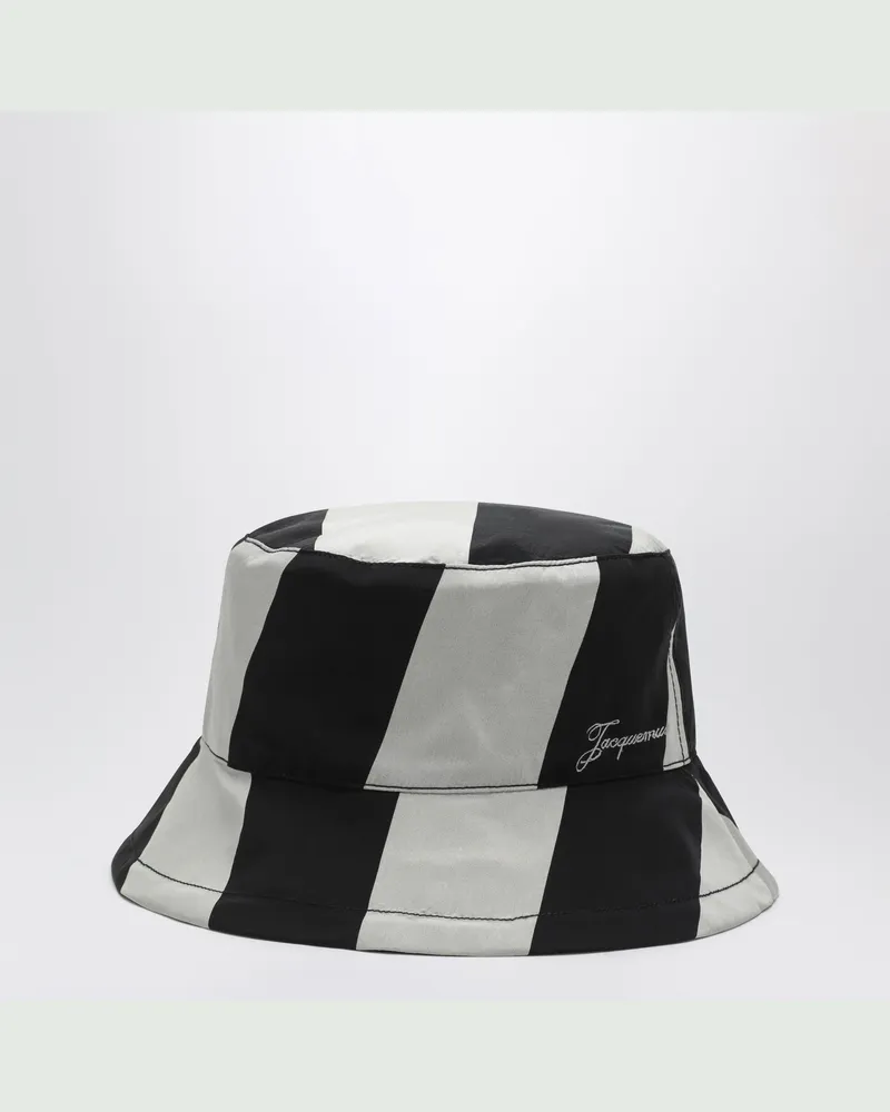 Jacquemus Baluchon Fischerhut mit breiten Streifen Multicolor