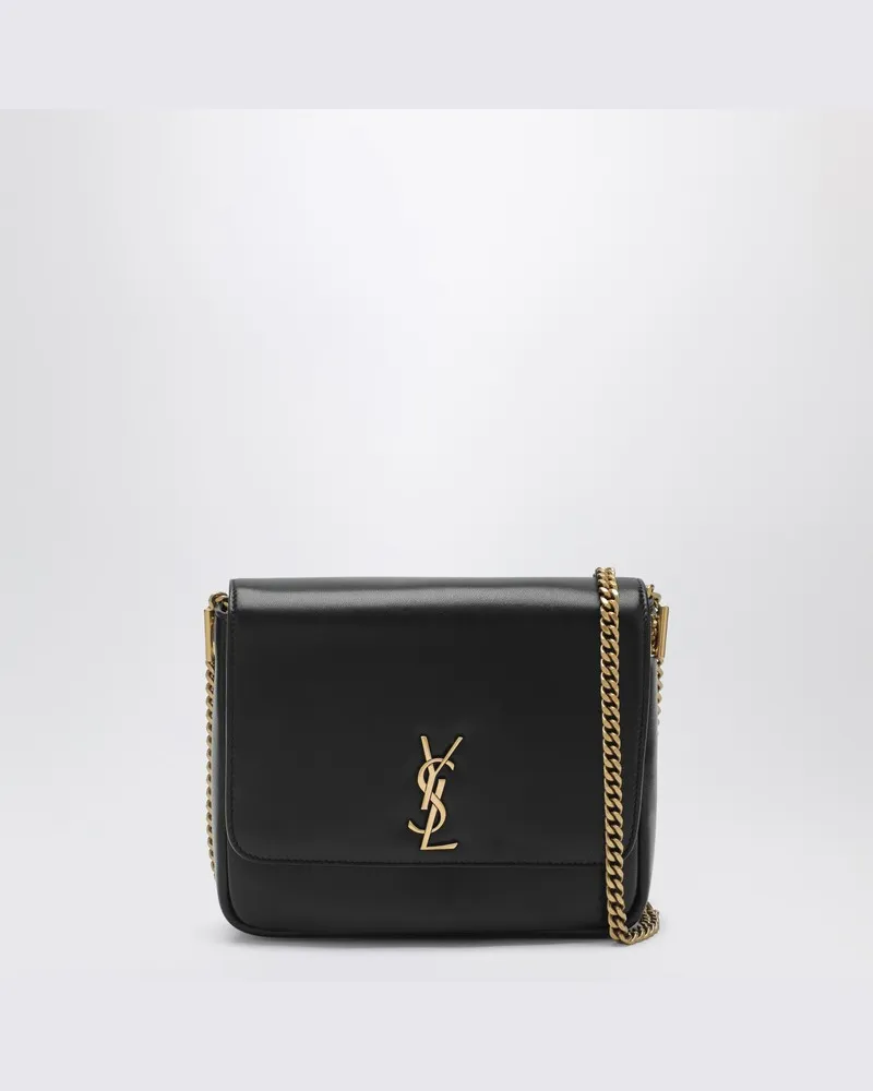 Saint Laurent Schwarze Kate Tasche aus Leder Schwarz