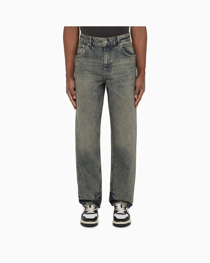 REPRESENT Denim-Jeans mit Washed-Effekt Blau