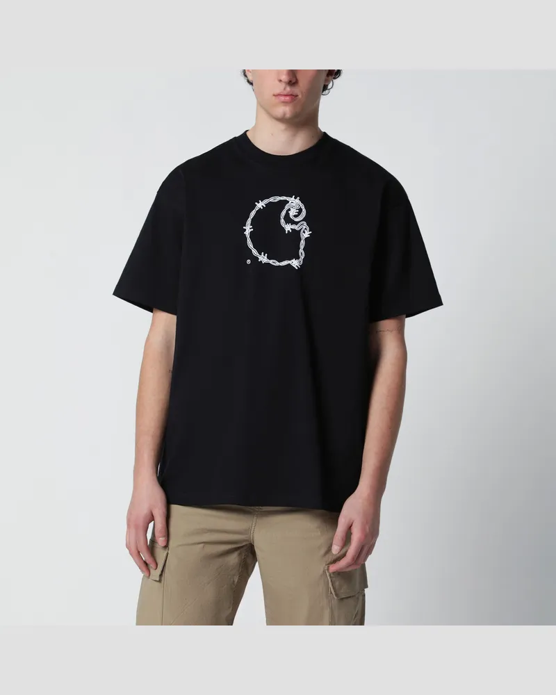 Carhartt WIP S/S Barbwire C T-Shirt Black